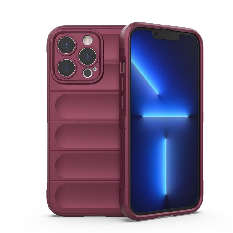 Magic Shield TPU + Flannel Phone Case, For iPhone 13, For iPhone 13 Pro