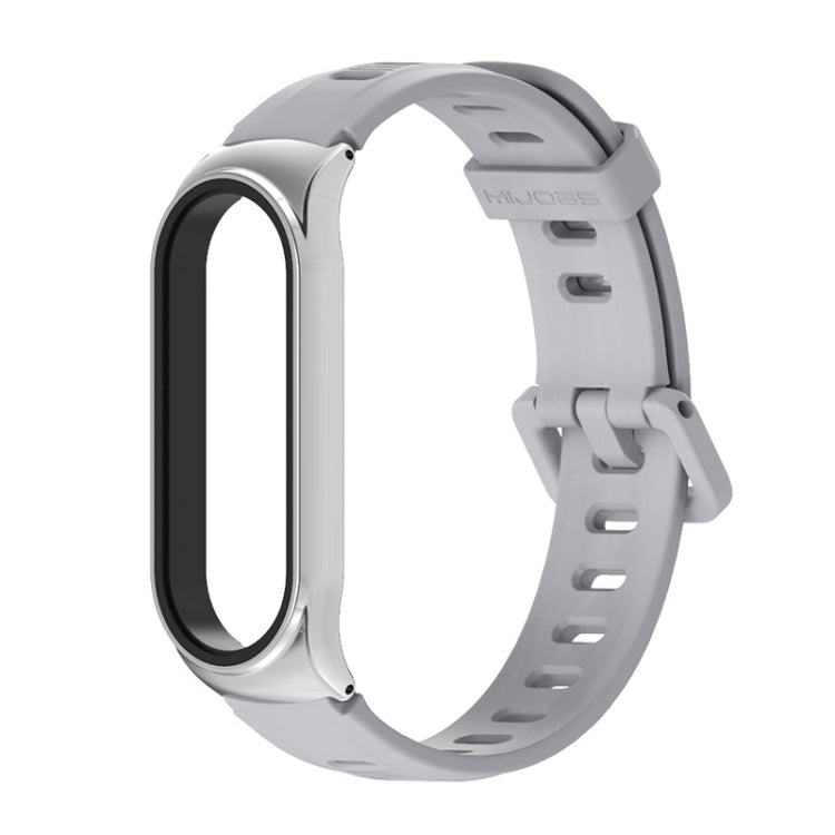 For Xiaomi Mi Band 6 / 5 Mijobs Flat Hole Silicone Watch Band, CS Case, Plus Case, GT Case