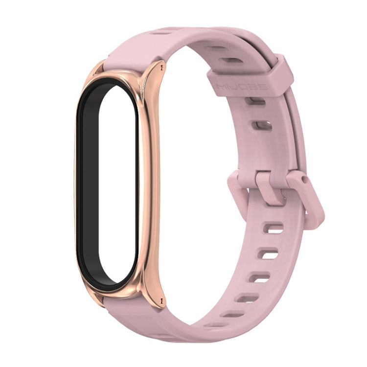 For Xiaomi Mi Band 6 / 5 Mijobs Flat Hole Silicone Watch Band, CS Case, Plus Case, GT Case