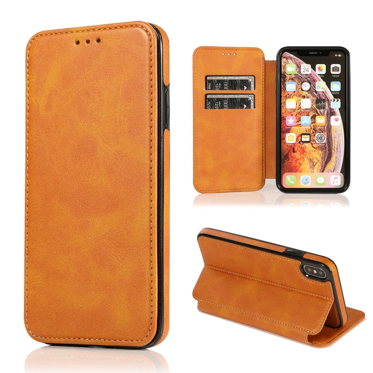 Knight Magnetic Suction Leather Phone Case, For iPhone 11 Pro, For iPhone 11 Pro Max, For iPhone X / XS, For iPhone XR