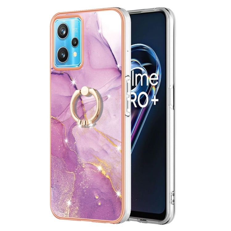 Electroplating Marble Pattern TPU Phone Case with Ring, For Xiaomi 11T / 11T Pro, For Xiaomi Redmi 10, For Samsung Galaxy A23 5G / 4G, For Samsung Galaxy A13 4G