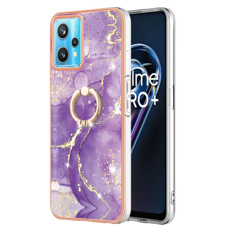 Electroplating Marble Pattern TPU Phone Case with Ring, For Xiaomi 11T / 11T Pro, For Xiaomi Redmi 10, For Samsung Galaxy A23 5G / 4G, For Samsung Galaxy A13 4G