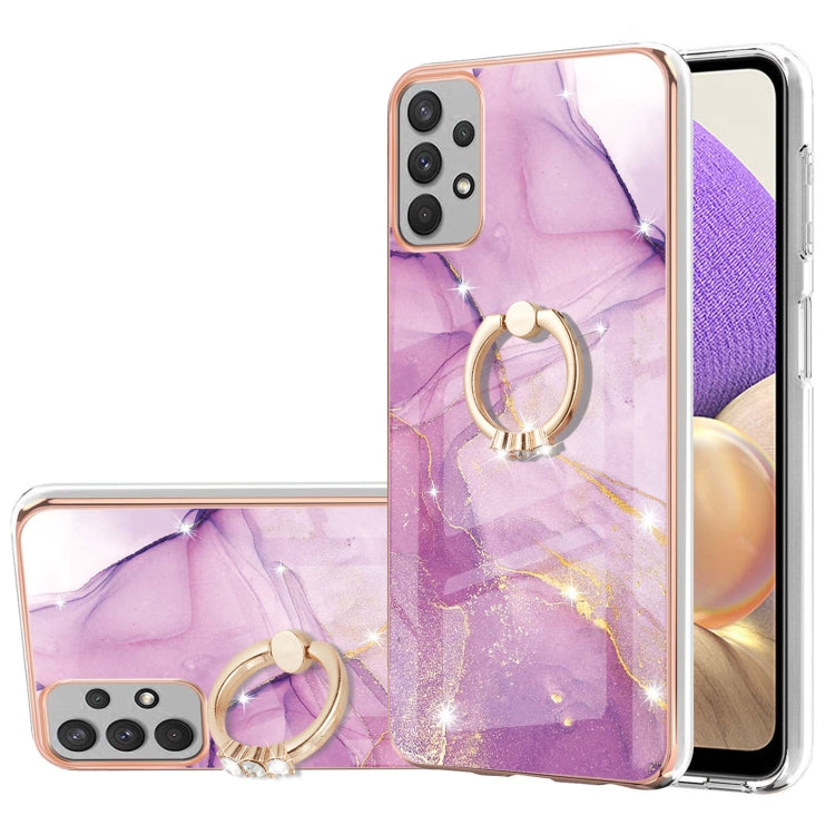Electroplating Marble Pattern TPU Phone Case with Ring, For Xiaomi 11T / 11T Pro, For Xiaomi Redmi 10, For Samsung Galaxy A23 5G / 4G, For Samsung Galaxy A13 4G