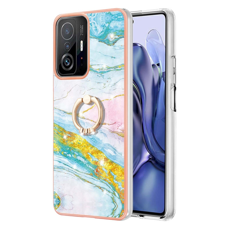 Electroplating Marble Pattern TPU Phone Case with Ring, For Xiaomi 11T / 11T Pro, For Xiaomi Redmi 10, For Samsung Galaxy A23 5G / 4G, For Samsung Galaxy A13 4G