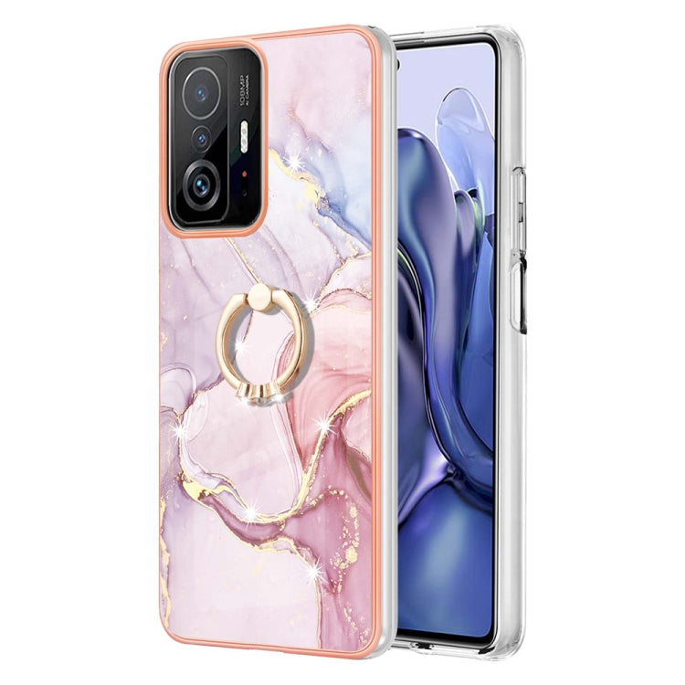 Electroplating Marble Pattern TPU Phone Case with Ring, For Xiaomi 11T / 11T Pro, For Xiaomi Redmi 10, For Samsung Galaxy A23 5G / 4G, For Samsung Galaxy A13 4G