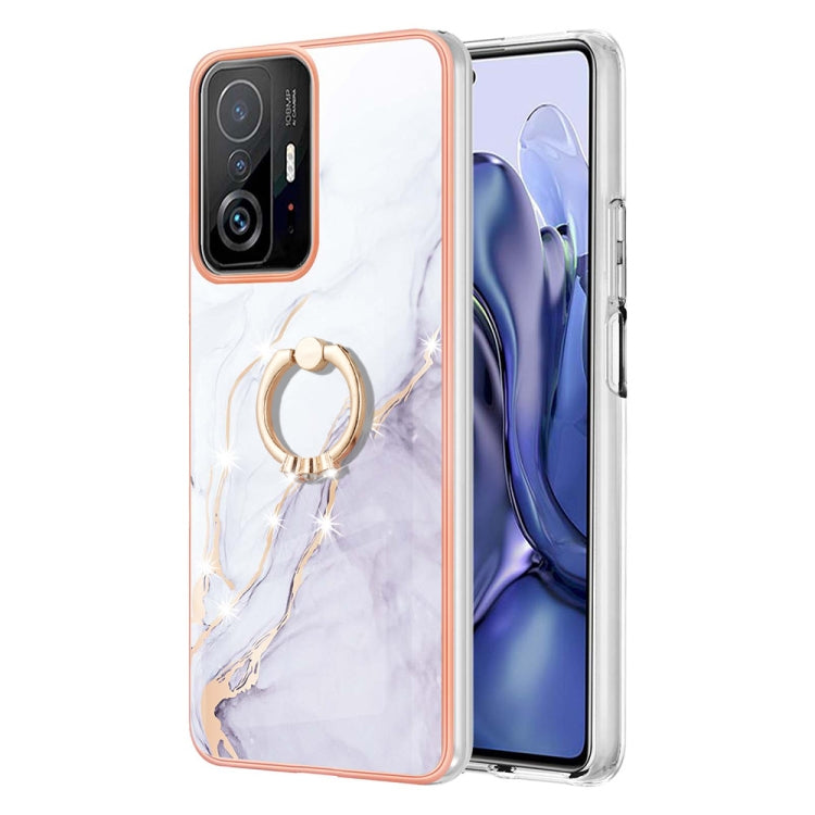 Electroplating Marble Pattern TPU Phone Case with Ring, For Xiaomi 11T / 11T Pro, For Xiaomi Redmi 10, For Samsung Galaxy A23 5G / 4G, For Samsung Galaxy A13 4G