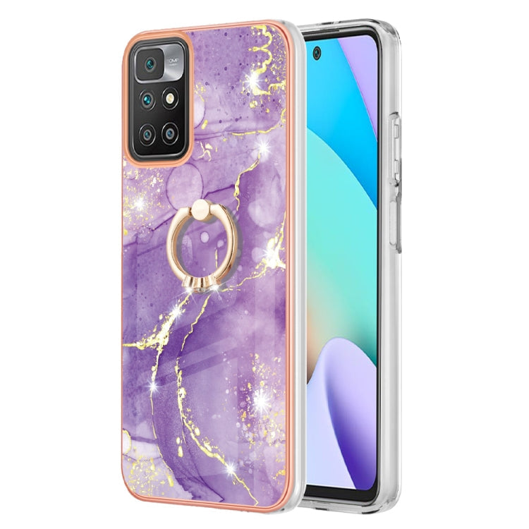 Electroplating Marble Pattern TPU Phone Case with Ring, For Xiaomi 11T / 11T Pro, For Xiaomi Redmi 10, For Samsung Galaxy A23 5G / 4G, For Samsung Galaxy A13 4G