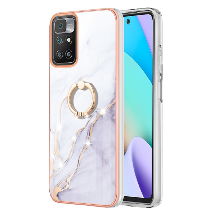 Electroplating Marble Pattern TPU Phone Case with Ring, For Xiaomi 11T / 11T Pro, For Xiaomi Redmi 10, For Samsung Galaxy A23 5G / 4G, For Samsung Galaxy A13 4G