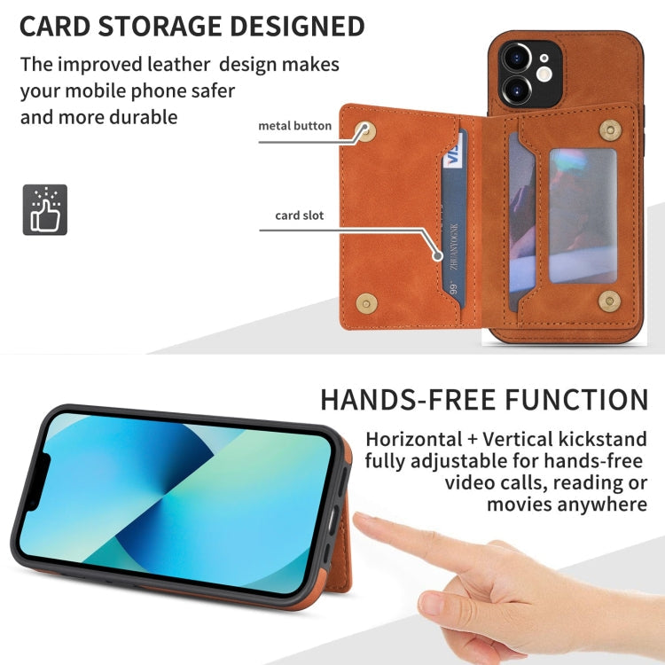 Line Card Holder Phone Case, For iPhone 12 mini, For iPhone 12, For iPhone 12 Pro, For iPhone 12 Pro Max