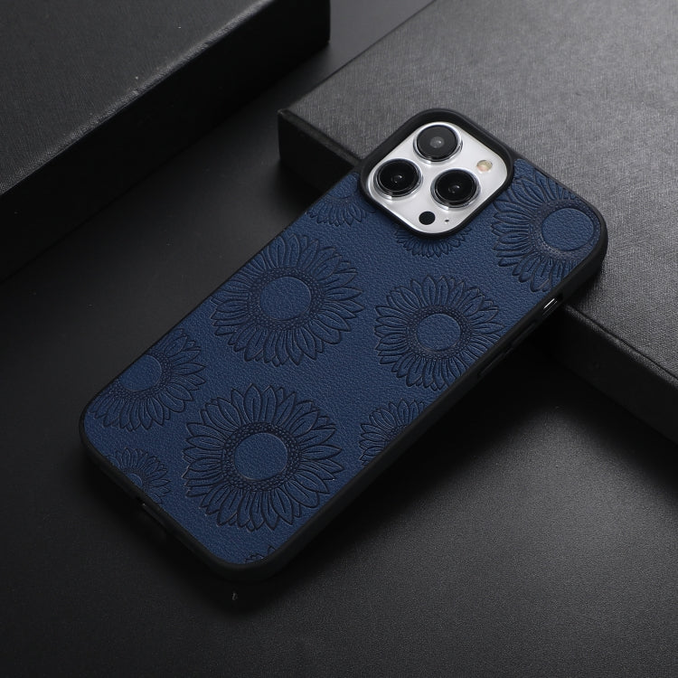 Sunflower Pattern PU+TPU+PC Shockproof Phone Case, For iPhone 13 Pro Max, For Motorola Razr 5G, For Huawei P50 Pocket