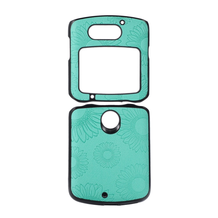 Sunflower Pattern PU+TPU+PC Shockproof Phone Case, For iPhone 13 Pro Max, For Motorola Razr 5G, For Huawei P50 Pocket