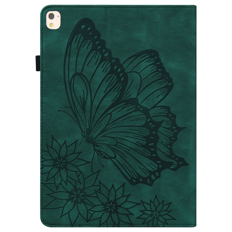 Big Butterfly Embossed Smart Leather Tablet Case, For iPad 10.2 2020 / Air 2019, For iPad Air 2 / 9.7 2018&2017, For iPad mini 2024 / mini 6, For iPad mini 2019 / 4 / 3 / 2 / 1