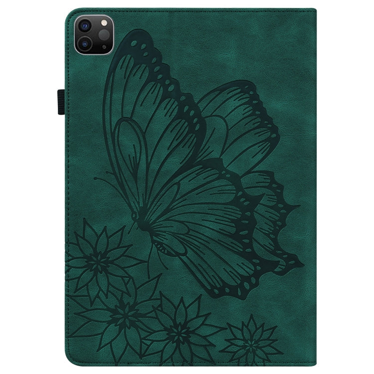 Big Butterfly Embossed Smart Leather Tablet Case, For iPad Pro 11 2022 / 2021&2020 / Air 2020 / 11 2024