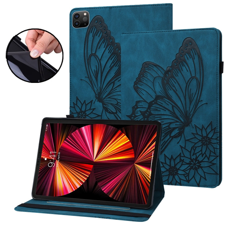 Big Butterfly Embossed Smart Leather Tablet Case, For iPad Pro 11 2022 / 2021&2020 / Air 2020 / 11 2024