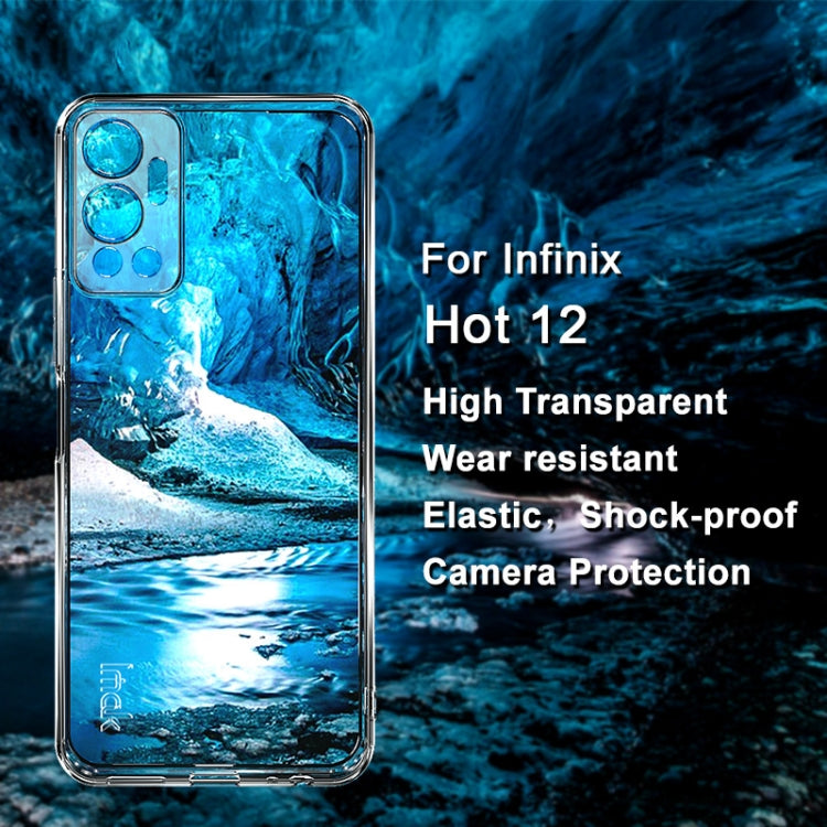 imak UX-5 Series Transparent Shockproof TPU Phone Case, For Infinix Hot 12, For Infinix Hot 12i