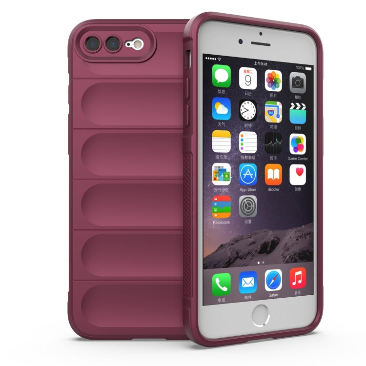 Magic Shield TPU + Flannel Phone Case, For iPhone SE 2022 / SE 2020 / 8 / 7, For iPhone 8 Plus / 7 Plus