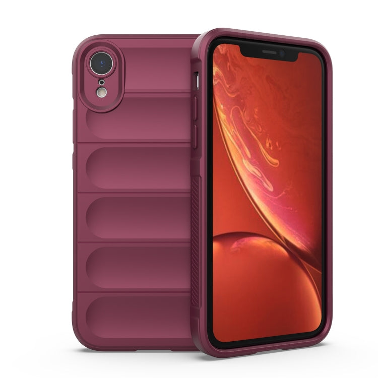 Magic Shield TPU + Flannel Phone Case, For iPhone XR, For iPhone XS / X