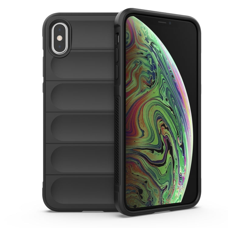 Magic Shield TPU + Flannel Phone Case, For iPhone XR, For iPhone XS / X