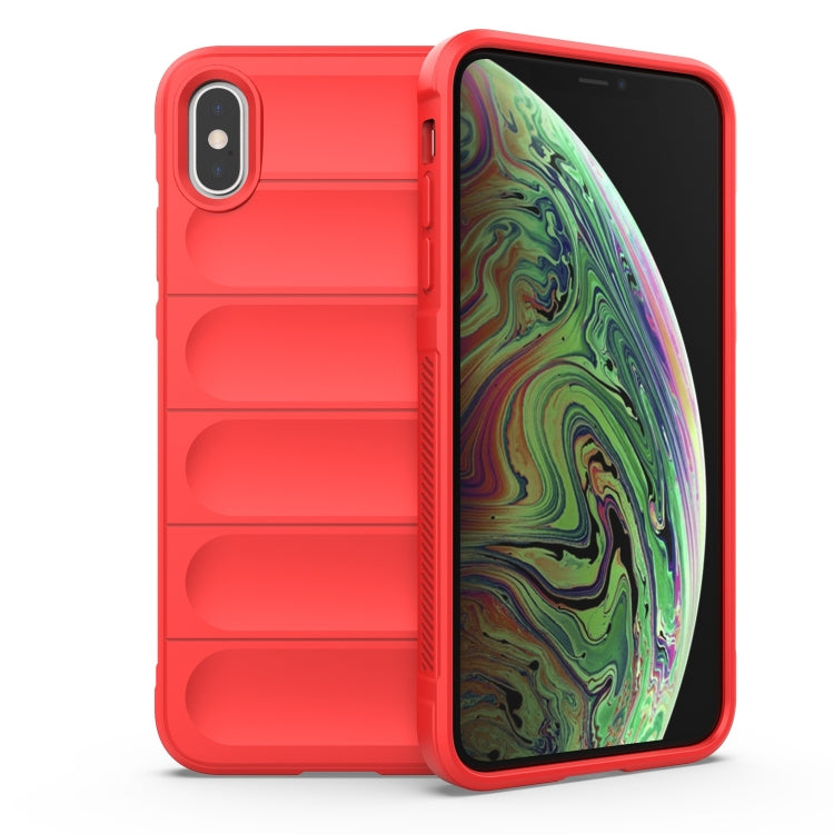 Magic Shield TPU + Flannel Phone Case, For iPhone XR, For iPhone XS / X