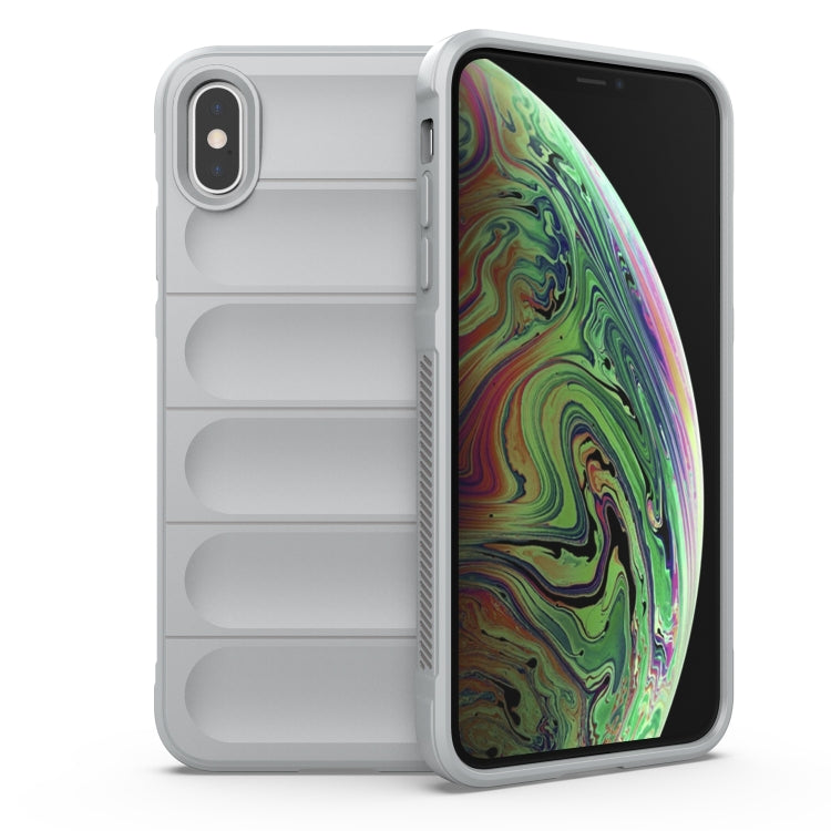 Magic Shield TPU + Flannel Phone Case, For iPhone XR, For iPhone XS / X