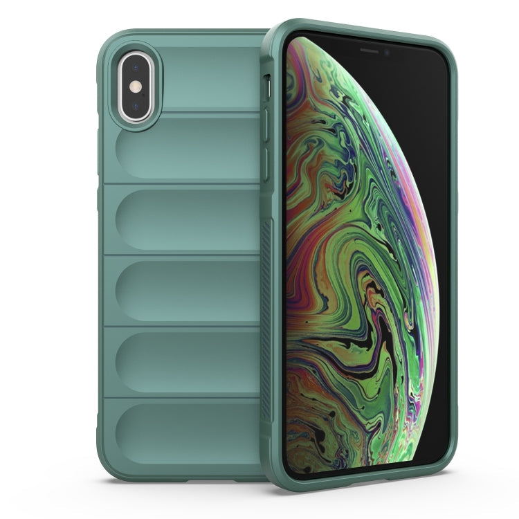 Magic Shield TPU + Flannel Phone Case, For iPhone XR, For iPhone XS / X