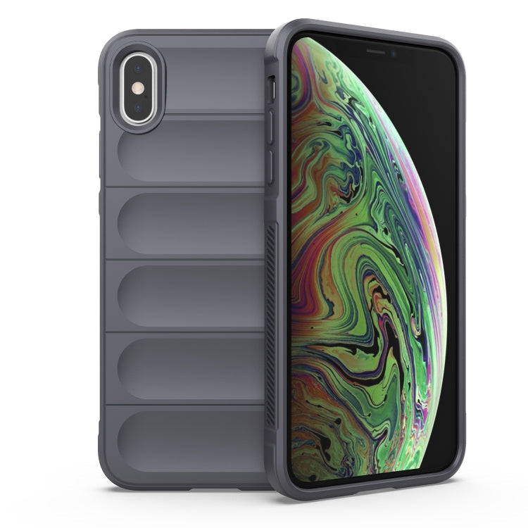 Magic Shield TPU + Flannel Phone Case, For iPhone XR, For iPhone XS / X