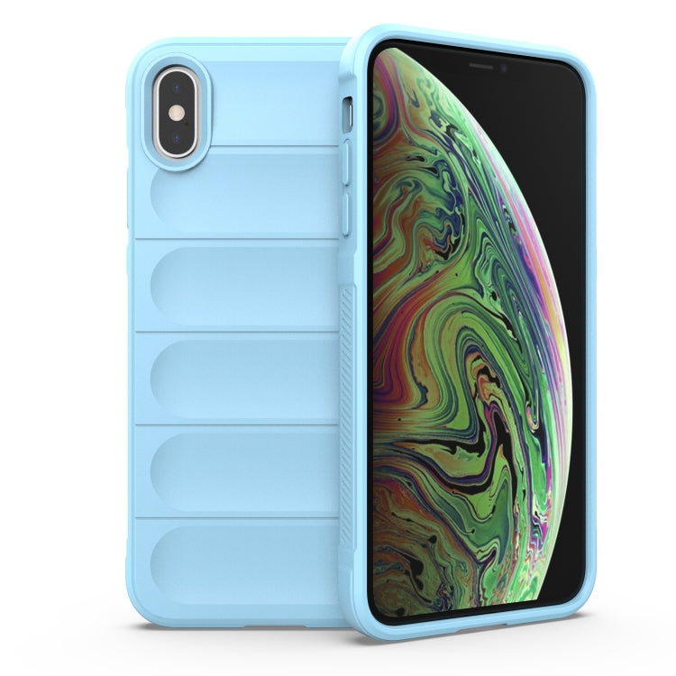 Magic Shield TPU + Flannel Phone Case, For iPhone XR, For iPhone XS / X