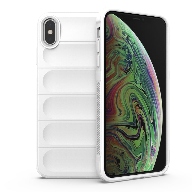 Magic Shield TPU + Flannel Phone Case, For iPhone XR, For iPhone XS / X