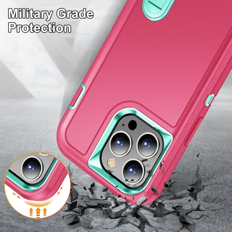 3 in 1 Rugged Holder Phone Case, For iPhone 14, For iPhone 14 Plus