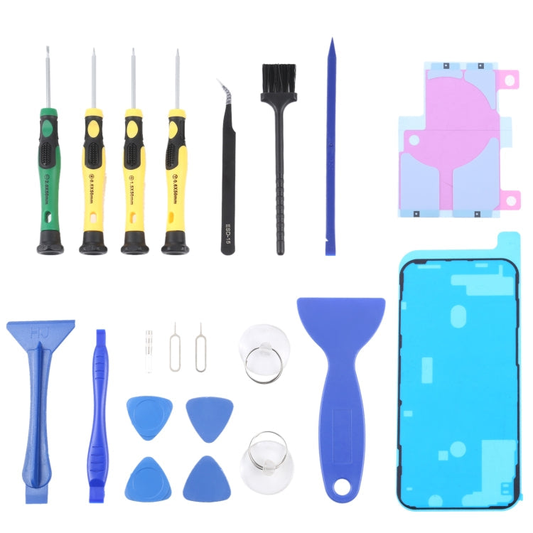 JIAFA JF-8182 21 in 1 Battery Adhesive + LCD Frame Waterproof Adhesive + Repair Tool Set, For iPhone 11, For iPhone 11 Pro, For iPhone 11 Pro Max, For iPhone 12, For iPhone 12 mini, For iPhone 12 Pro, For iPhone 12 Pro Max, For iPhone 13               ...