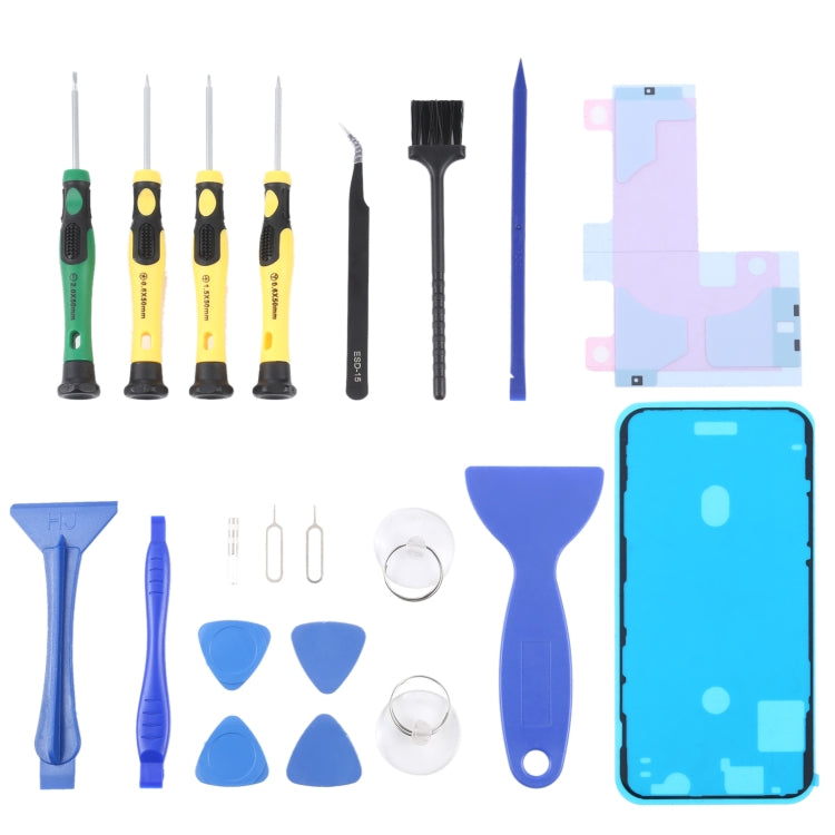 JIAFA JF-8182 21 in 1 Battery Adhesive + LCD Frame Waterproof Adhesive + Repair Tool Set, For iPhone 11, For iPhone 11 Pro, For iPhone 11 Pro Max, For iPhone 12, For iPhone 12 mini, For iPhone 12 Pro, For iPhone 12 Pro Max, For iPhone 13               ...