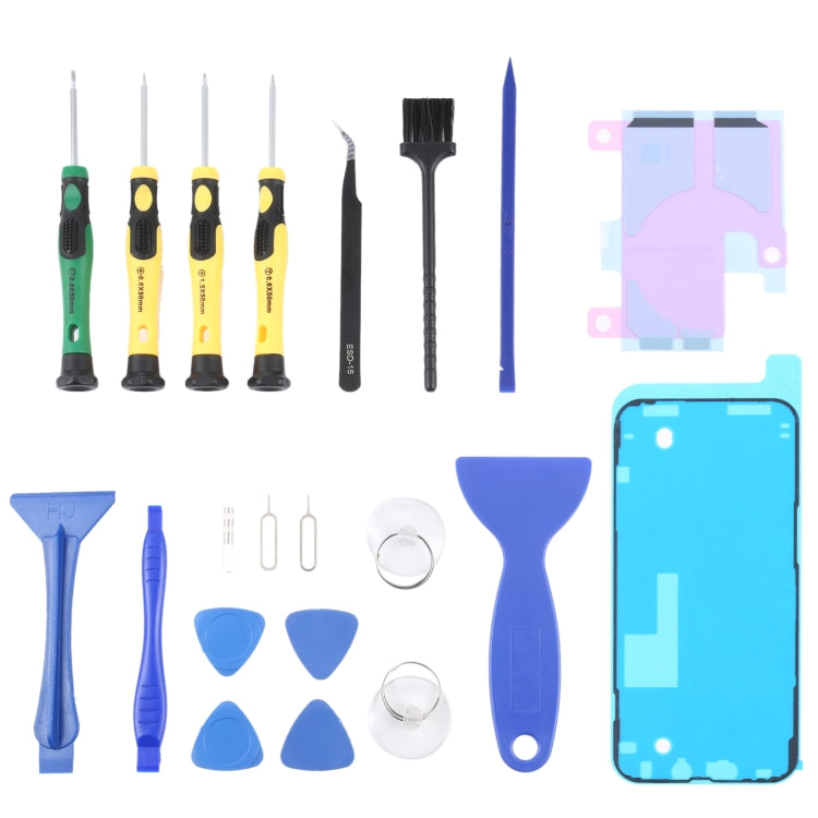 JIAFA JF-8182 21 in 1 Battery Adhesive + LCD Frame Waterproof Adhesive + Repair Tool Set, For iPhone 11, For iPhone 11 Pro, For iPhone 11 Pro Max, For iPhone 12, For iPhone 12 mini, For iPhone 12 Pro, For iPhone 12 Pro Max, For iPhone 13               ...