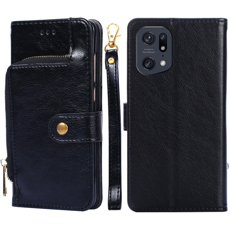 Zipper Bag Leather Phone Case, For OPPO Find X5 Pro, For OPPO K10 5G, For OPPO K10 Pro 5G, For OPPO Reno7 4G/F21 Pro 4G, For OPPO Reno7 5G Global/Find X5 Lite, For OPPO Realme 9 Pro