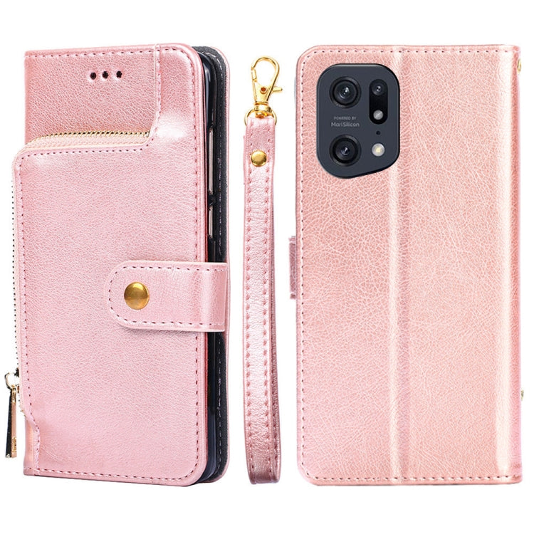 Zipper Bag Leather Phone Case, For OPPO Find X5 Pro, For OPPO K10 5G, For OPPO K10 Pro 5G, For OPPO Reno7 4G/F21 Pro 4G, For OPPO Reno7 5G Global/Find X5 Lite, For OPPO Realme 9 Pro