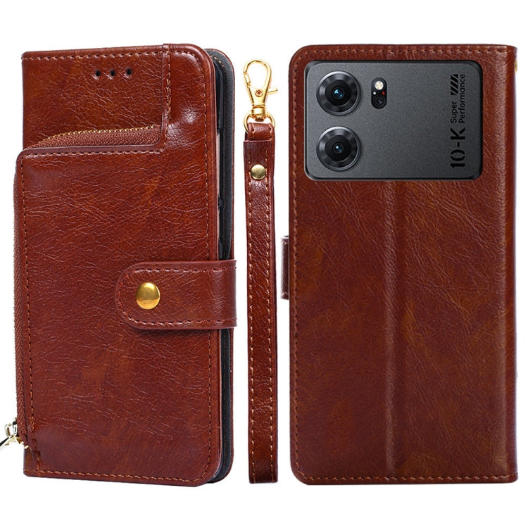 Zipper Bag Leather Phone Case, For OPPO Find X5 Pro, For OPPO K10 5G, For OPPO K10 Pro 5G, For OPPO Reno7 4G/F21 Pro 4G, For OPPO Reno7 5G Global/Find X5 Lite, For OPPO Realme 9 Pro