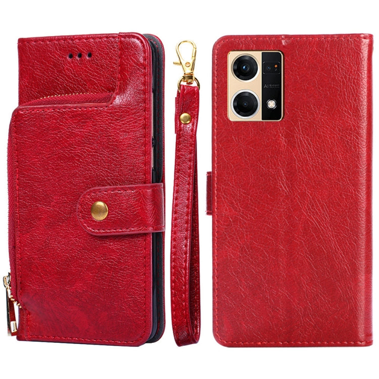 Zipper Bag Leather Phone Case, For OPPO Find X5 Pro, For OPPO K10 5G, For OPPO K10 Pro 5G, For OPPO Reno7 4G/F21 Pro 4G, For OPPO Reno7 5G Global/Find X5 Lite, For OPPO Realme 9 Pro