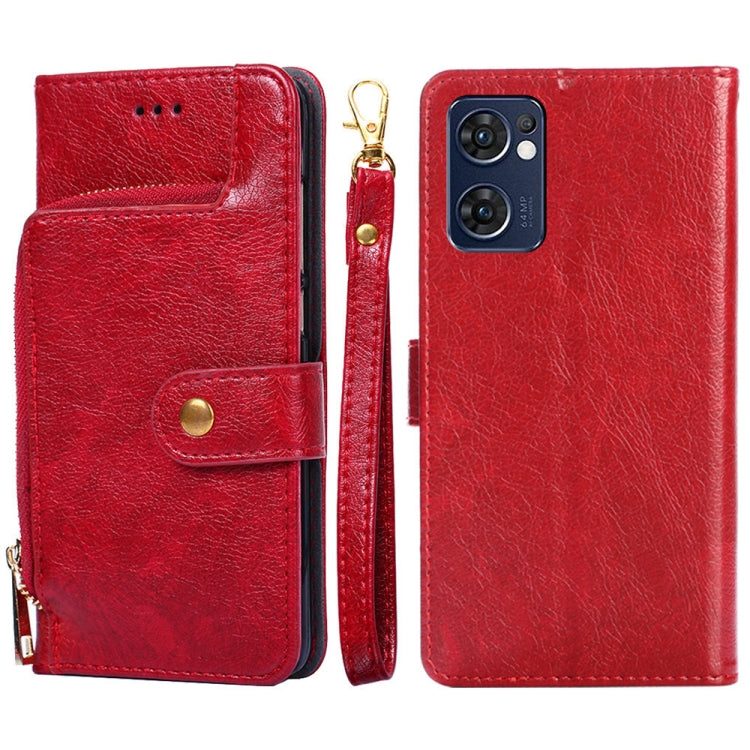 Zipper Bag Leather Phone Case, For OPPO Find X5 Pro, For OPPO K10 5G, For OPPO K10 Pro 5G, For OPPO Reno7 4G/F21 Pro 4G, For OPPO Reno7 5G Global/Find X5 Lite, For OPPO Realme 9 Pro