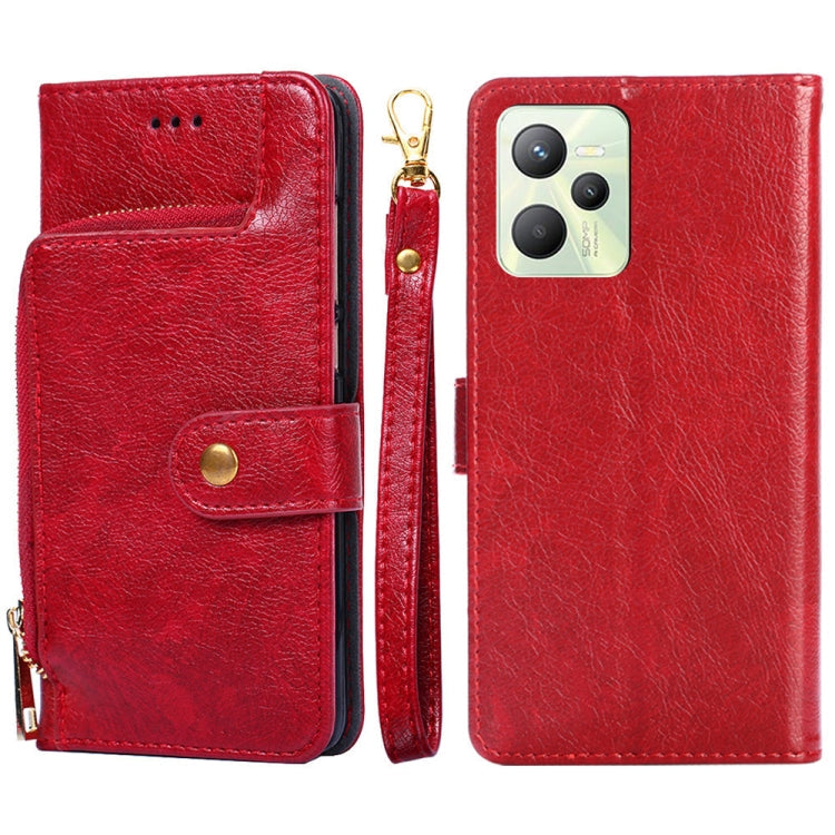 Zipper Bag Leather Phone Case, For OPPO Realme 9 Pro+/Realme 9 Pro Plus, For OPPO Realme 9 Pro+, For OPPO Realme?9i/A36?4G/A96?4G/K10?4G/A76?4G, For OPPO Realme C35, For OPPO Realme GT Neo 3, For OPPO Realme GT2 Pro, For OPPO Realme Narzo 50i