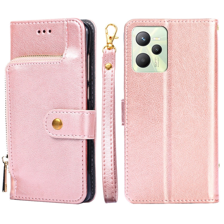 Zipper Bag Leather Phone Case, For OPPO Realme 9 Pro+/Realme 9 Pro Plus, For OPPO Realme 9 Pro+, For OPPO Realme?9i/A36?4G/A96?4G/K10?4G/A76?4G, For OPPO Realme C35, For OPPO Realme GT Neo 3, For OPPO Realme GT2 Pro, For OPPO Realme Narzo 50i