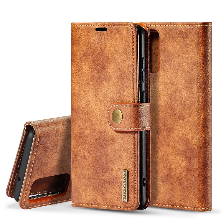 DG.MING Crazy Horse Texture Flip Detachable Magnetic Leather Case with Holder & Card Slots & Wallet, For Galaxy S20, For Galaxy S20+, For Galaxy S20 Ultra