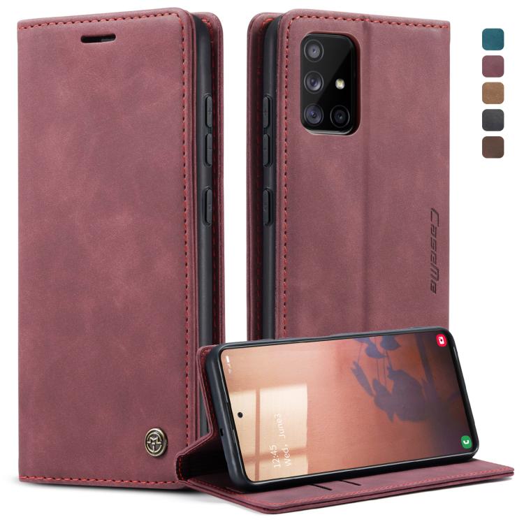 CaseMe Multifunctional Horizontal Flip Leather Case, with Card Slot & Holder & Wallet, For Galaxy A51, For Galaxy A71, For Galaxy A81 / Note 10 Lite, For Galaxy A91 / S10 Lite