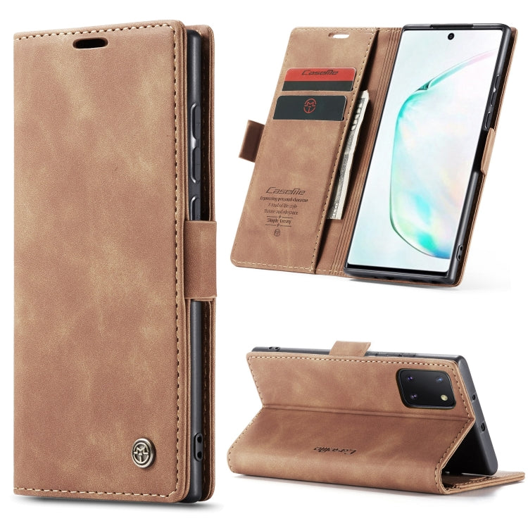 CaseMe Multifunctional Horizontal Flip Leather Case, with Card Slot & Holder & Wallet, For Galaxy A51, For Galaxy A71, For Galaxy A81 / Note 10 Lite, For Galaxy A91 / S10 Lite