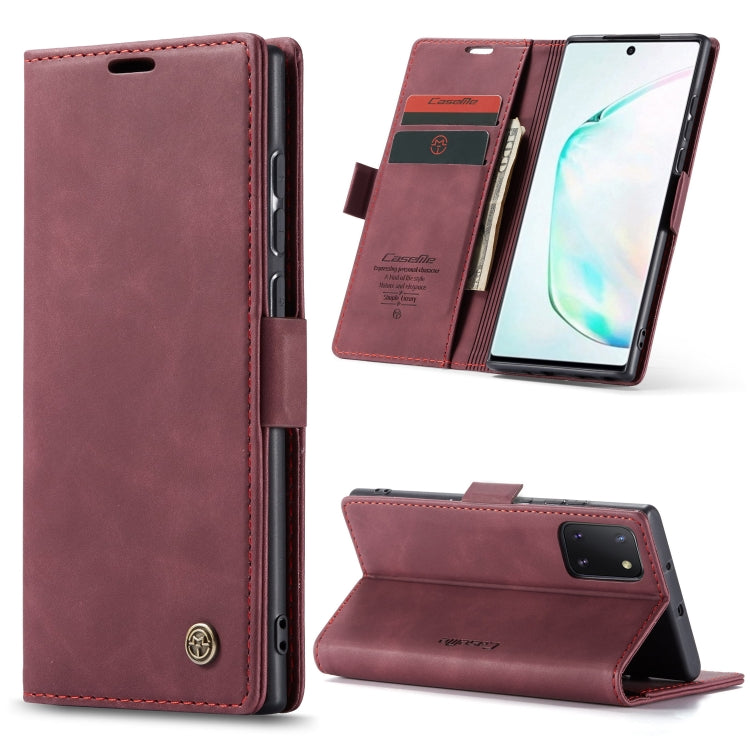 CaseMe Multifunctional Horizontal Flip Leather Case, with Card Slot & Holder & Wallet, For Galaxy A51, For Galaxy A71, For Galaxy A81 / Note 10 Lite, For Galaxy A91 / S10 Lite