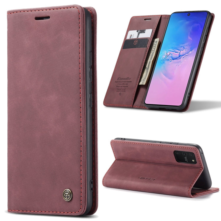 CaseMe Multifunctional Horizontal Flip Leather Case, with Card Slot & Holder & Wallet, For Galaxy A51, For Galaxy A71, For Galaxy A81 / Note 10 Lite, For Galaxy A91 / S10 Lite
