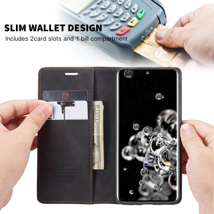 CaseMe Multifunctional Horizontal Flip Leather Case, with Card Slot & Holder & Wallet, For Galaxy S20, For Galaxy S20 Plus, For Galaxy S20 Ultra