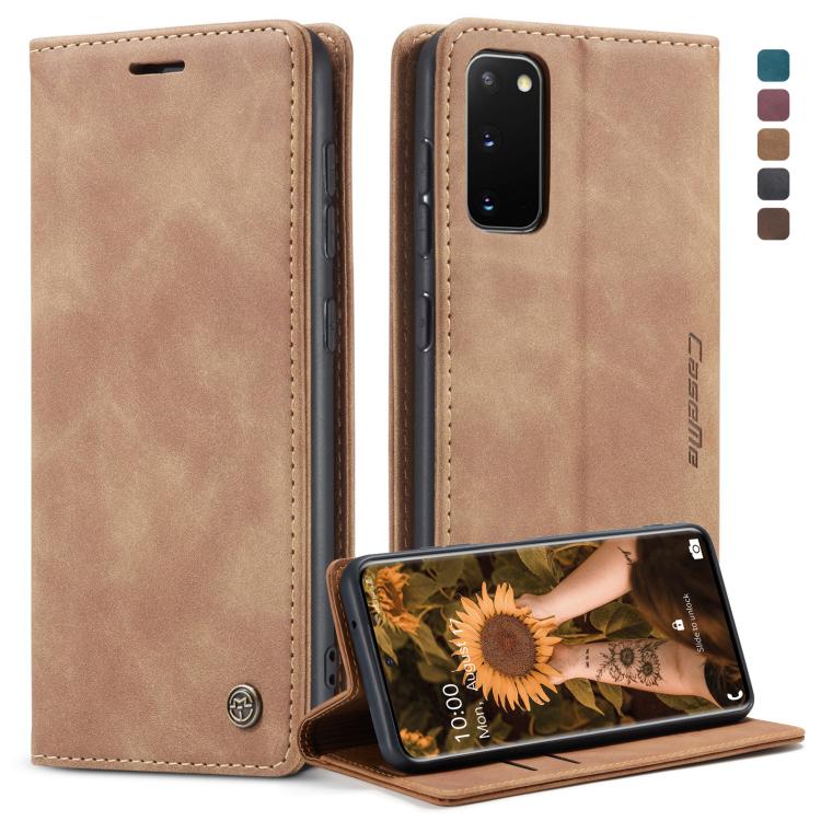 CaseMe Multifunctional Horizontal Flip Leather Case, with Card Slot & Holder & Wallet, For Galaxy S20, For Galaxy S20 Plus, For Galaxy S20 Ultra