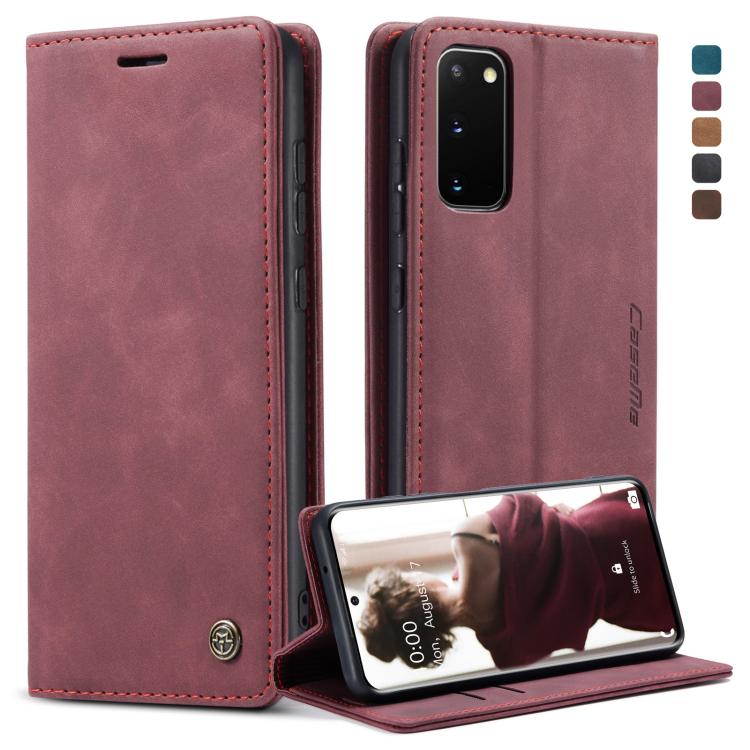 CaseMe Multifunctional Horizontal Flip Leather Case, with Card Slot & Holder & Wallet, For Galaxy S20, For Galaxy S20 Plus, For Galaxy S20 Ultra