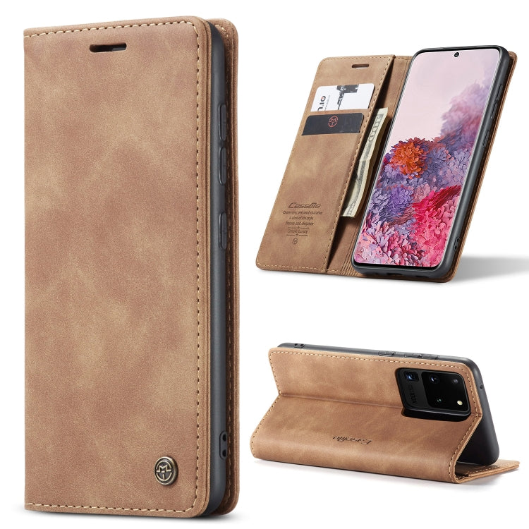 CaseMe Multifunctional Horizontal Flip Leather Case, with Card Slot & Holder & Wallet, For Galaxy S20, For Galaxy S20 Plus, For Galaxy S20 Ultra