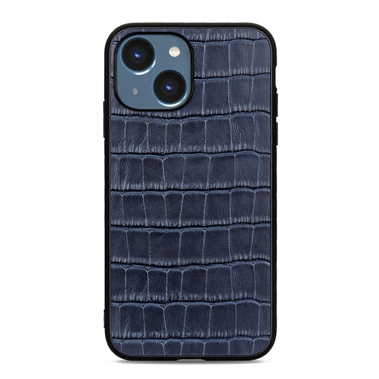 Crocodile Texture Genuine Leather Phone Case, For iPhone 14, For iPhone 14 Plus, For iPhone 14 Pro, For iPhone 14 Pro Max