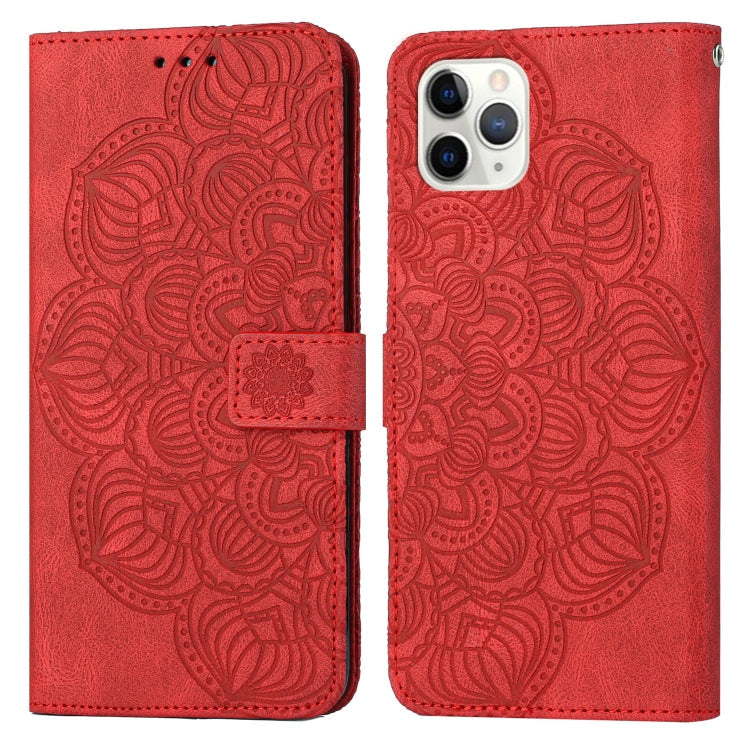 Mandala Embossed Flip Leather Phone Case, For iPhone 11 Pro, For iPhone 11 Pro Max, For iPhone X / XS, For iPhone XR